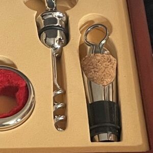 Premium Silver Wine Opener Set